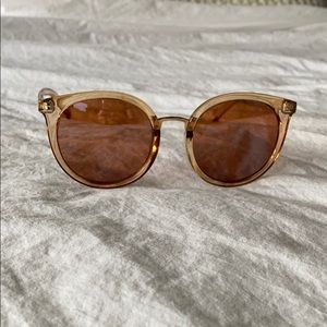 Francesca’s Gold Sunglasses